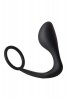Dream Toys FANTASSTIC ANAL PLUG WITH COCKRING BLACK - korek analny z pierścieniem (czarny) Dream Toys FANTASSTIC ANAL PLUG WITH COCKRING BLACK - korek analny z pierścieniem (czarny)